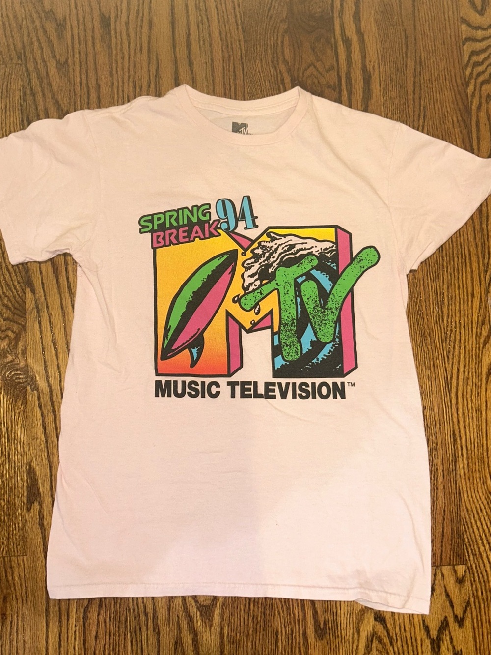 MTV Spring Break '94 Graphic Tee - Light Pink